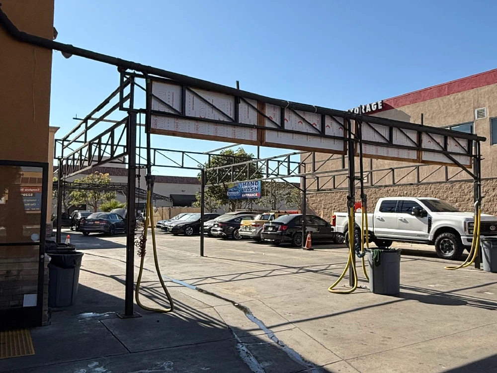 Background Car Wash Scene
